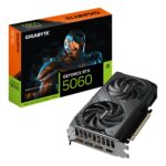 GIGABYTE GeForce RTX 5060 WINDFORCE MAX OC V2 8GB GDDR7 Graphics Card PCIe 5.0 Black