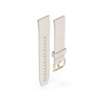 Hama 00178658 NFC Payment Smartwatch Band Silicone 20mm Width Beige Stainless Steel Buckle