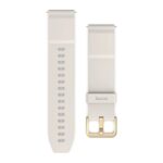 Hama 00178658 NFC Payment Smartwatch Band Silicone 20mm Width Beige Stainless Steel Buckle