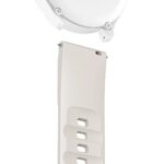 Hama 00178658 NFC Payment Smartwatch Band Silicone 20mm Width Beige Stainless Steel Buckle