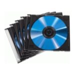 Hama CD Slim Jewel Case Pack 50 Pieces 1 Disc Transparent Space Saving Storage