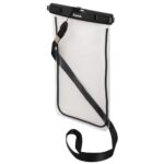 Hama Finest Sports Waterproof Smartphone Case IPX8 Transparent Black with Lanyard