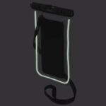 Hama Finest Sports Waterproof Smartphone Case IPX8 Transparent Black with Lanyard