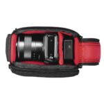Hama Samara Shoulder Case Black Polytex Scratch Resistant 1 Exterior Pocket 145 x 75 x 105 mm Interior Weight 175 g
