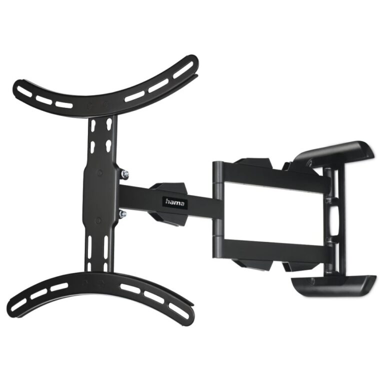 Hama TV Wall Bracket Swivel Extendable Long Arm 32" to 65" 25 kg Capacity 400 x 400 VESA Black