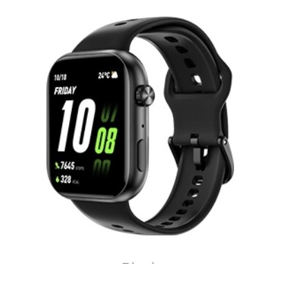 Honor InfoWear Watch 2i Smartwatch 1.85" AMOLED Screen IP68 Waterproof Bluetooth Calls Heart Rate Blood Oxygen Monitor Black