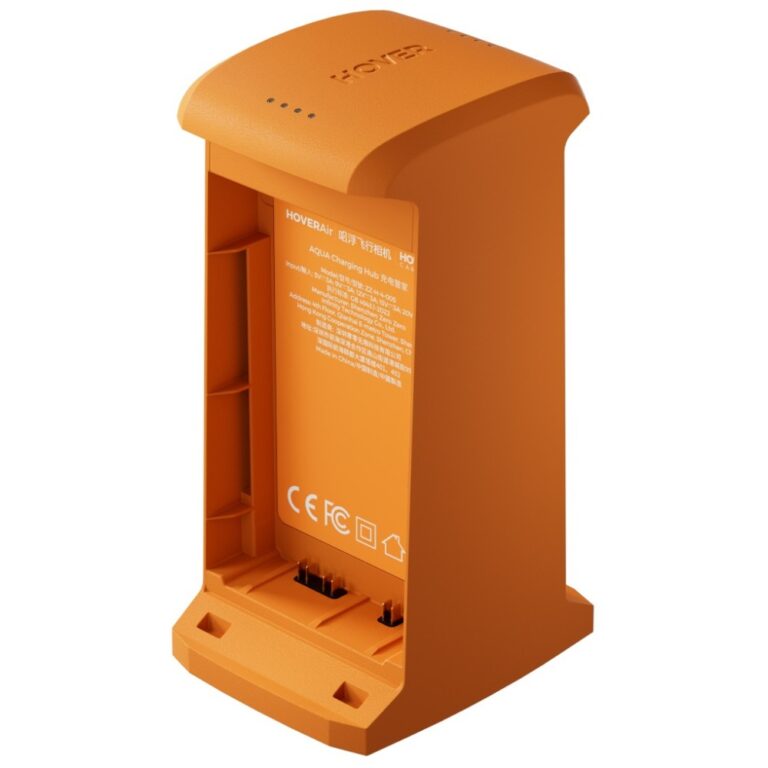 HoverAir Aqua Charging Hub, Dual Battery Parallel Charging, 52 Min Charge, Smart Battery Aqua Compatible, Orange