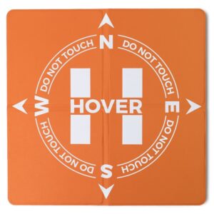 HoverAir Aqua Foldable Takeoff Pad Orange 350mm x 350mm Drone Accessory
