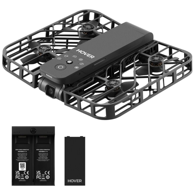 HoverAir X1 Combo Drone Black 2.7K Video 35 Min Flight Time 32GB Storage Foldable Wi-Fi Self-Flying Quadcopter