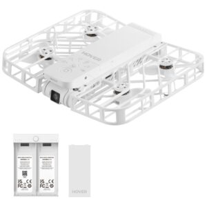 HoverAir X1 Combo White Drone 2.7K Video 32GB Storage Foldable 35 Min Flight Time Self-Flying Camera