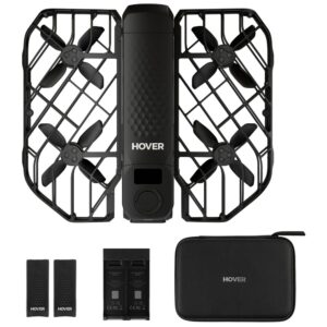 HoverAir X1 Pro Drone 4K 60fps Camera 16 min Flight 192g Foldable Black Retail Combo with 3 Batteries