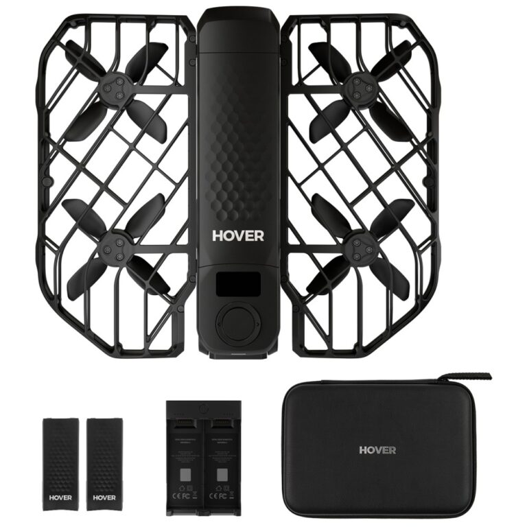 HoverAir X1 Pro Drone 4K 60fps Camera 16 min Flight 192g Foldable Black Retail Combo with 3 Batteries