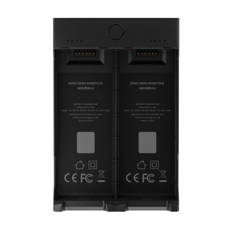 HoverAir X1 Pro/ProMax Charging Hub for 2 Batteries Parallel Charge Black
