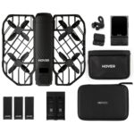 HoverAir X1 Pro Quadcopter 4K 16 Min Flight 192g Foldable Ultimate Cycling Kit Black 4 Batteries