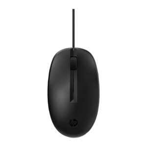 HP 128 Laser Wired Mouse 1200 DPI USB Type-A 1.8m Black Ambidextrous