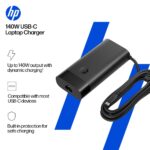 HP 140W USB-C Charger Black AC Adapter for Business Laptops