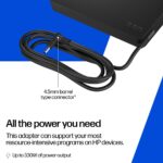 HP 330W Smart AC Adapter 19.5V 4.5mm Connector Black 1m Cable for Laptop