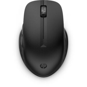 HP 435 Multi-Device Wireless Mouse Black 4000 DPI Bluetooth 4.2 and 2.4 GHz RF 4 Programmable Buttons Ambidextrous