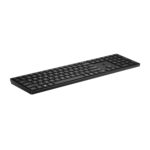 HP 455 Programmable Wireless Keyboard Full Size Numeric Keypad Membrane Switch Black Compatible with Windows 10 11 and macOS