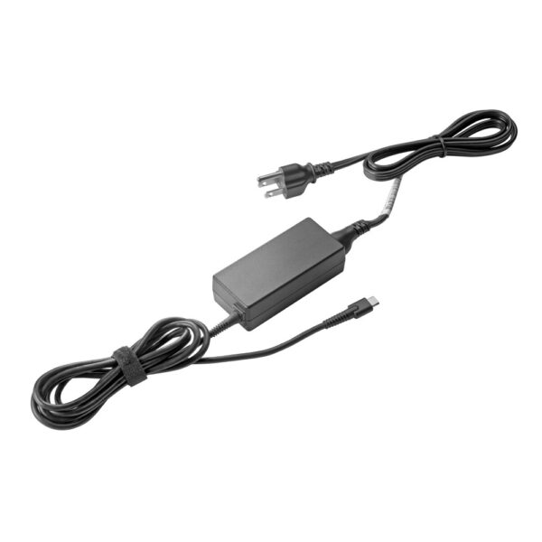 HP 45W USB-C LC Power Adapter for Chromebook PCs AC to DC Fast Charging