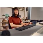 HP 495C Multi-Device Keyboard and Mouse Combo Wireless Full-size Numeric Keypad Silent Low-profile Keys White
