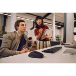 HP 495C Multi-Device Keyboard and Mouse Combo Wireless Full-size Numeric Keypad Silent Low-profile Keys White