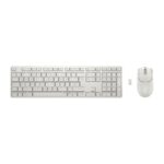 HP 495C Multi-Device Keyboard and Mouse Combo Wireless Full-size Numeric Keypad Silent Low-profile Keys White