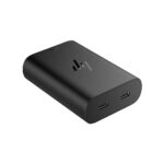 HP 65W GaN USB-C Laptop Charger Black 1m Cable Power Adapter