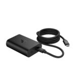 HP 65W GaN USB-C Laptop Charger Black 1m Cable Power Adapter