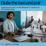 HP 685 Comfort Dual-Mode Wireless Keyboard and Mouse Combo Black Full-size 4000 DPI Silent Keys