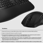 HP 685 Comfort Dual-Mode Wireless Keyboard and Mouse Combo Black Full-size 4000 DPI Silent Keys