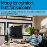 HP 685 Comfort Dual-Mode Wireless Keyboard and Mouse Combo Black Full-size 4000 DPI Silent Keys