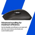 HP 785M Wireless Mouse Rechargeable Silent Click Dual Mode Connectivity Horizontal Scroll Black