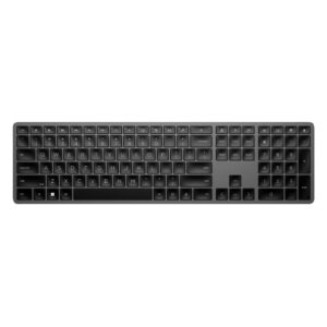 HP 975 Dual-Mode Wireless Keyboard Full-size Scissor Switch Bluetooth RF Rechargeable Backlit Black