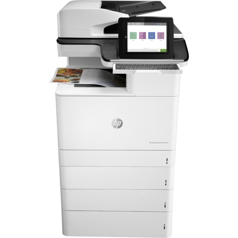 HP Color LaserJet Enterprise Flow MFP M776z All-In-One Laser Printer A3 Colour Print Scan Copy Fax Wi-Fi Ethernet USB Touchscreen