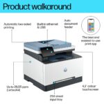 HP Color LaserJet Pro MFP 3302fdn Colour Laser Printer Scan Copy Fax Ethernet Duplex ADF