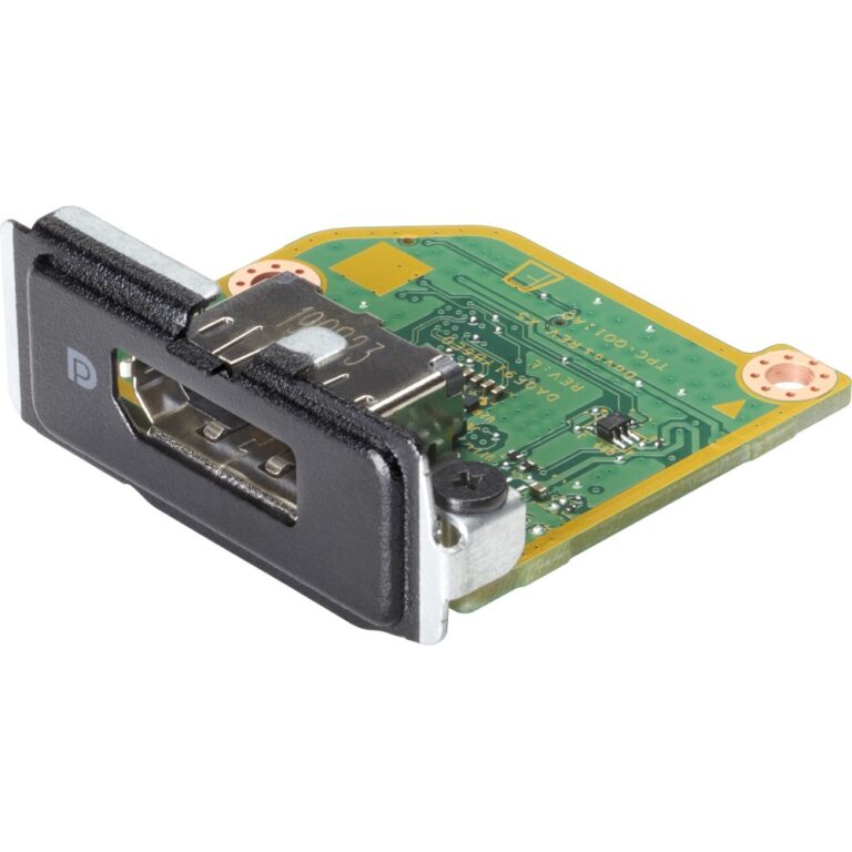 HP DisplayPort Port Flex IO v2 Internal Adapter for HP EliteDesk 800 G6 805 G6 ProDesk 600 G6 400 G7 Black