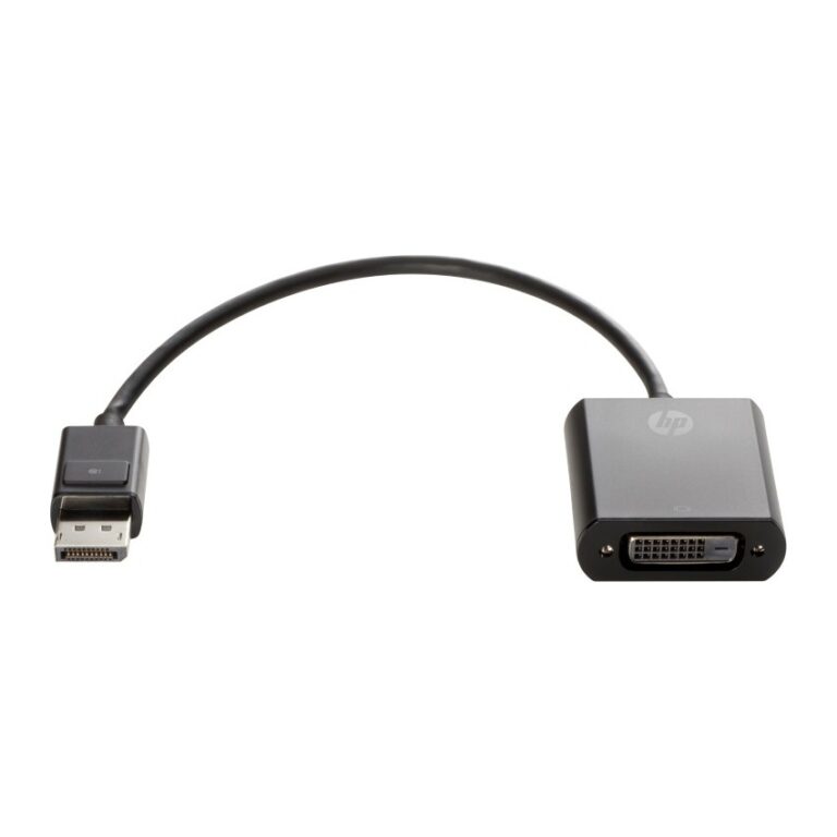 HP DisplayPort to DVI-D Adapter Male Connector to Female Connector Business Line 943WVD8 Official Accessory