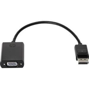 HP DisplayPort to VGA Adapter 0.2 m Black Male to Female Connectors