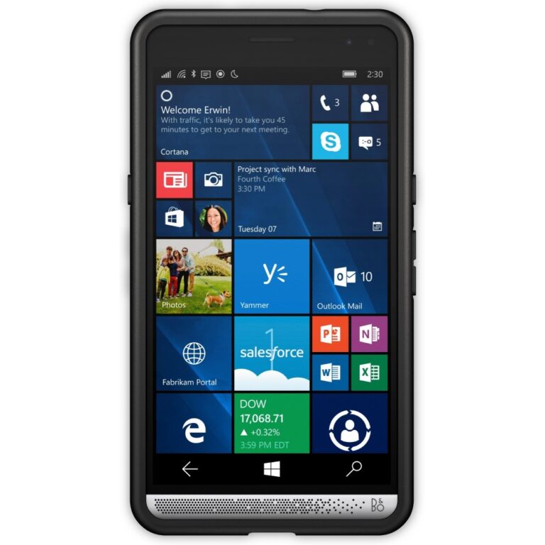 HP Elite x3 Smartphone 5.96" AMOLED 64 GB Storage 4 GB RAM 4G LTE Chrome Graphite