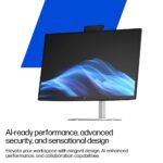 HP EliteStudio 8 All-in-One G1i 27" QHD IPS Desktop AI PC Intel Core Ultra 5 16GB DDR5 Wi-Fi 7 Windows 11 Pro Silver