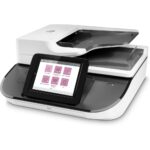 HP Flow 8500 fn2 Flatbed and ADF Scanner 600 x 600 DPI 100 ppm 150 Sheet Capacity Network USB Ethernet