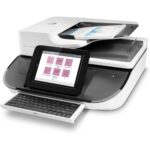 HP Flow 8500 fn2 Flatbed and ADF Scanner 600 x 600 DPI 100 ppm 150 Sheet Capacity Network USB Ethernet