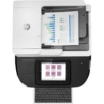 HP Flow 8500 fn2 Flatbed and ADF Scanner 600 x 600 DPI 100 ppm 150 Sheet Capacity Network USB Ethernet