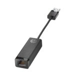 HP G2 USB 3.0 to Gigabit RJ45 Adapter USB-A to Ethernet 0.1m Black
