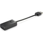 HP HDMI to VGA Adapter 0.045 m Black HDMI Male to VGA Female Connector for Notebooks
