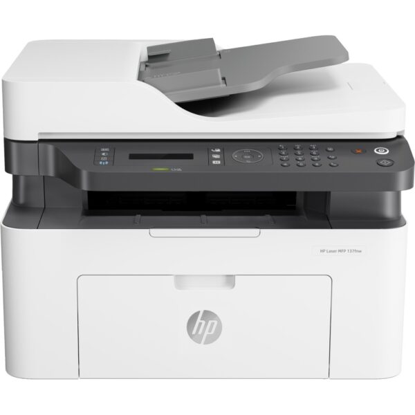 HP Laser MFP 137fnw Mono All-In-One Printer Print Scan Copy Fax Wi-Fi Ethernet