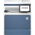 HP LaserJet Color Enterprise MFP 5800dn Colour Laser Multifunction Printer Scan Copy Ethernet USB 8 Touch Display White
