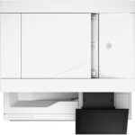 HP LaserJet Color Enterprise MFP 5800dn Colour Laser Multifunction Printer Scan Copy Ethernet USB 8 Touch Display White