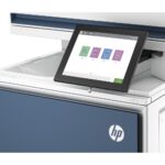 HP LaserJet Color Enterprise MFP 5800dn Colour Laser Multifunction Printer Scan Copy Ethernet USB 8 Touch Display White